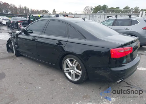 2014 Audi A6 3.0T Premium Plus from USA, damaged, VIN WAUFGAFC9EN082170